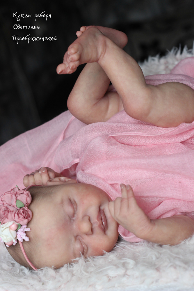 Новорожденная девочка. Кукла реборн Светланы Преображенской (фото 5)