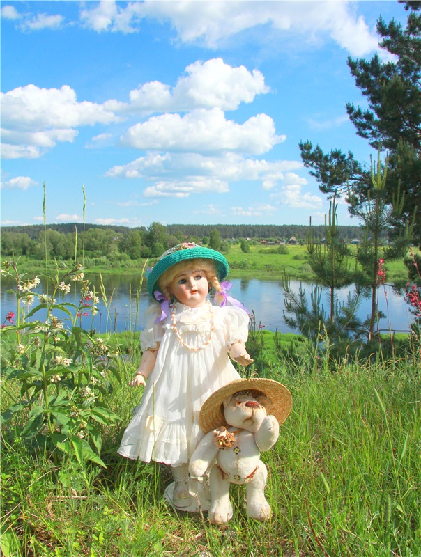 Нежный Июнь — Антикварные куклы Simon & Halbig (S&H): Симон Хальбиг (фото 10)