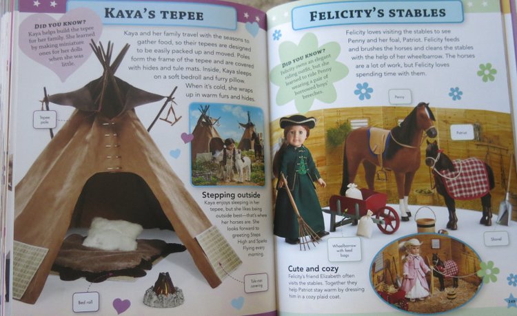 Снова American Girl: mini-девочки. update: Character Encyclopedia, избранные страницы