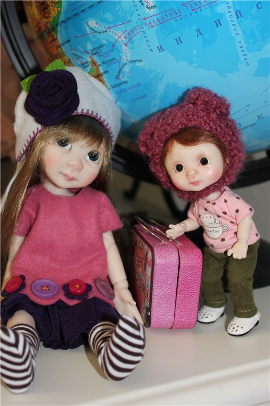 Adeline приехала! Старшая сестренка дома