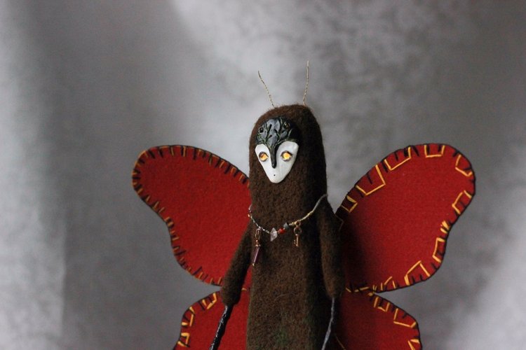 Агни. Огнеупорная. Авторская коллекционная кукла (фото 3)