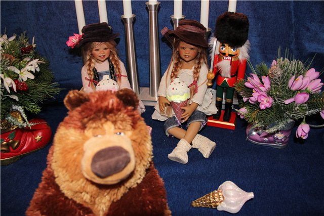 Новый год у Пуки и Лиллеморе от Annette Himstedt