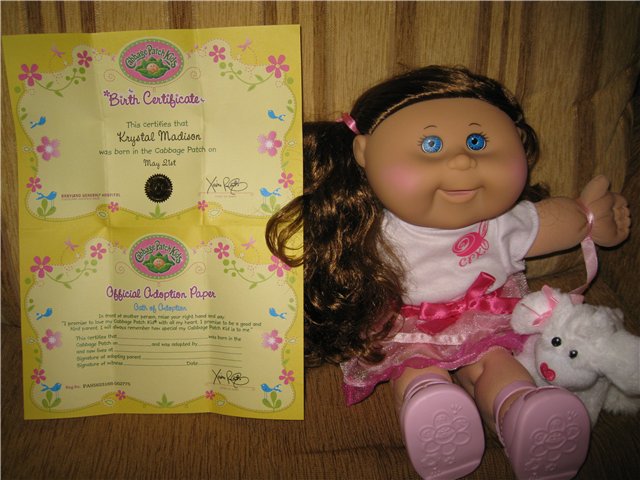 Моя капустная девочка — Куклы Cabbage Patch Kids (Капустки): винтаж 80 (фото 10)