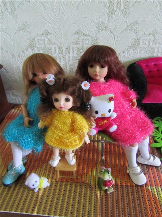 Пушистая семейка | Бэйбики Пушистая семейка — Одежда и обувь для кукол BJD (БЖД): 1/3