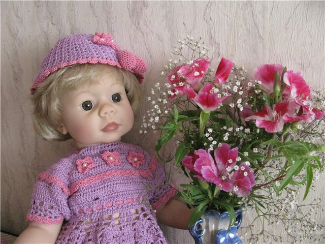 Платья для моих кукол.Вязалочки от Татьяны