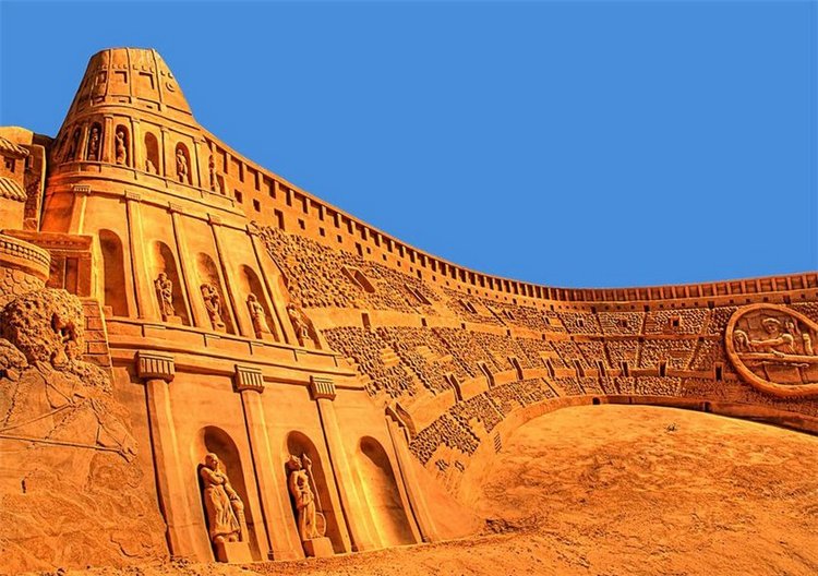 Шедевры песчаного конструирования