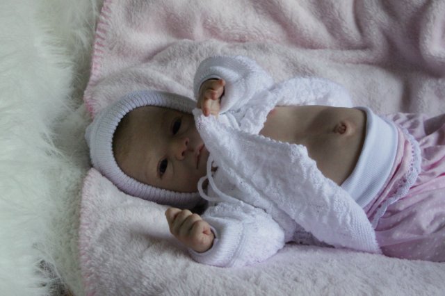 Розана - цветочек, роза... Куколка реборн Виктории Вишни