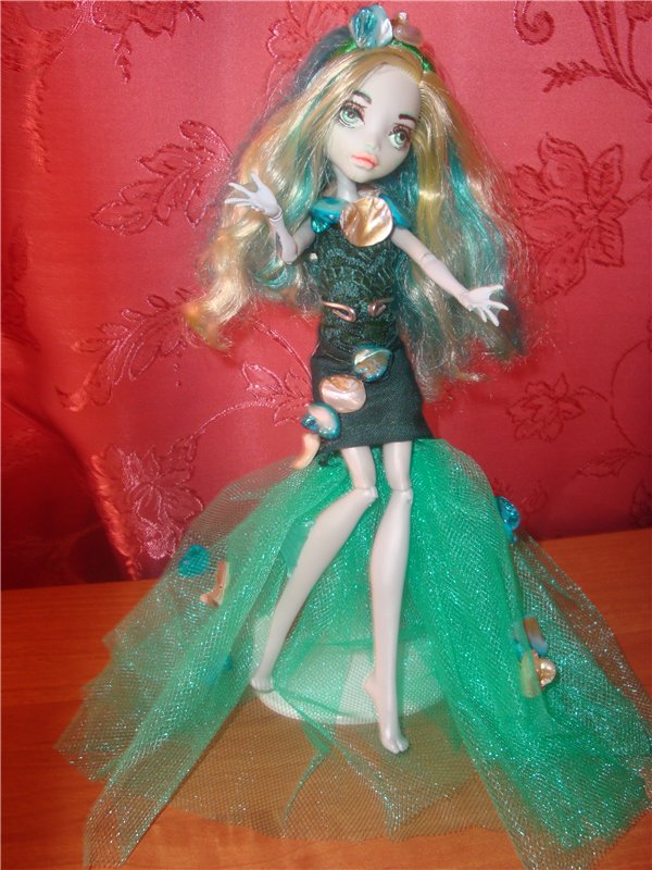 Русалка ООАК из Лагуны Monster high (фото 9)