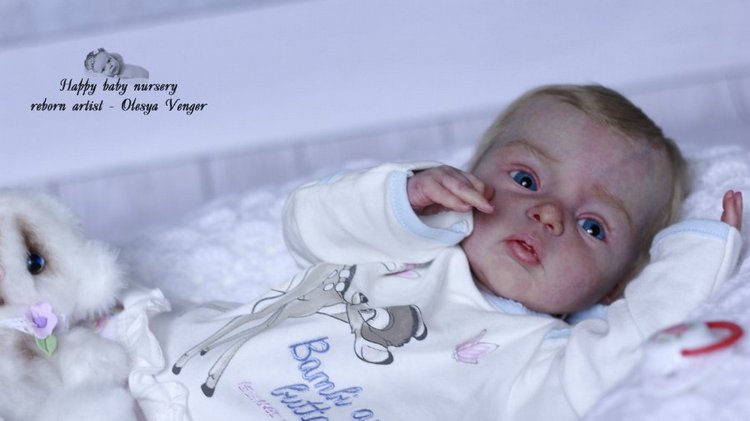 Моя милая златовласка Ева. Кукла реборн Олеси Венгер (фото 6)