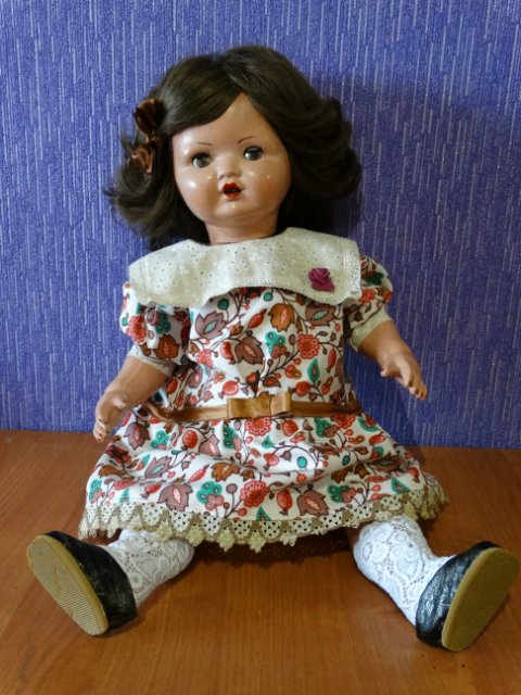 Восстановление старенькой английской куколки (фото 6)
