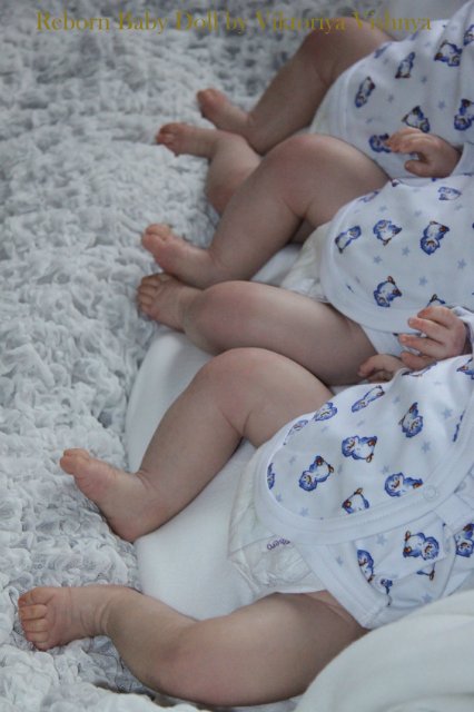 Тройняшки Джошики... Куколки реборн Виктории Вишни (фото 6)