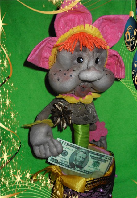 К Новому году готовы — Текстильные игрушки и примитивы: кофейные (фото 3)