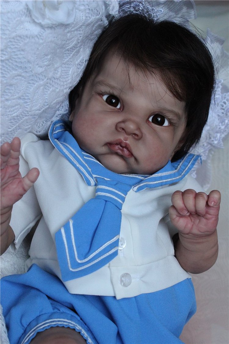 Малыш - Матросик Баир. Кукла реборн Светланы Преображенской (фото 7)