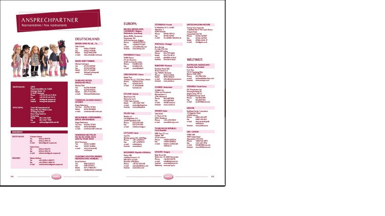 2015 Gotz Catalogue — Куклы Gotz (Готц): Ханна