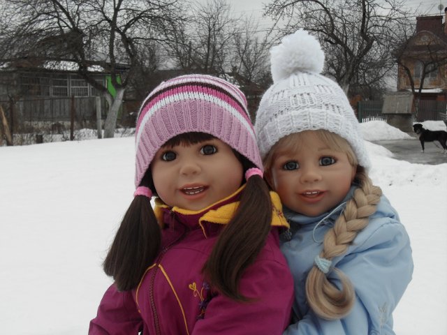 Зимние каникулы.Annecke, Ethan, Trixi от Monika Levenig и Millie от Monika Peter-Leicht