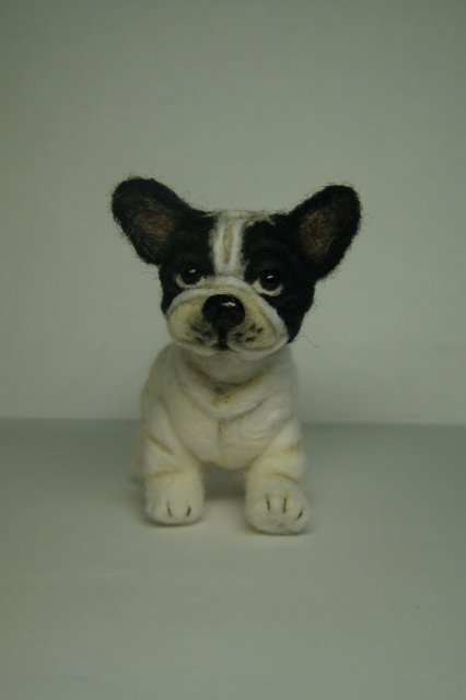 Маленький, но важный. Авторская игрушка валянием из шерсти (фото 4)