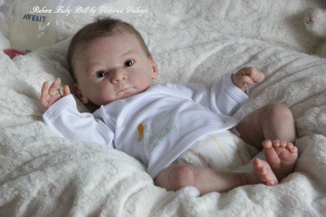 Моя малышка из нового молда Matis от Gudrun Legler. Куколка реборн Виктории Вишни