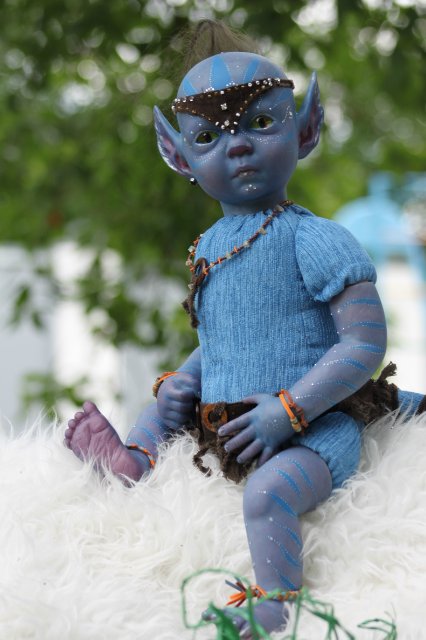 Аватарёнок Вишно (защитник) - кукла от Элины Кудрявцевой