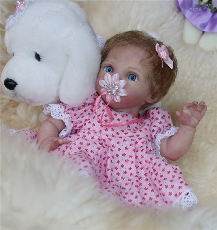 Кукла реборн Nessa. Дюймовочка (фото 4)