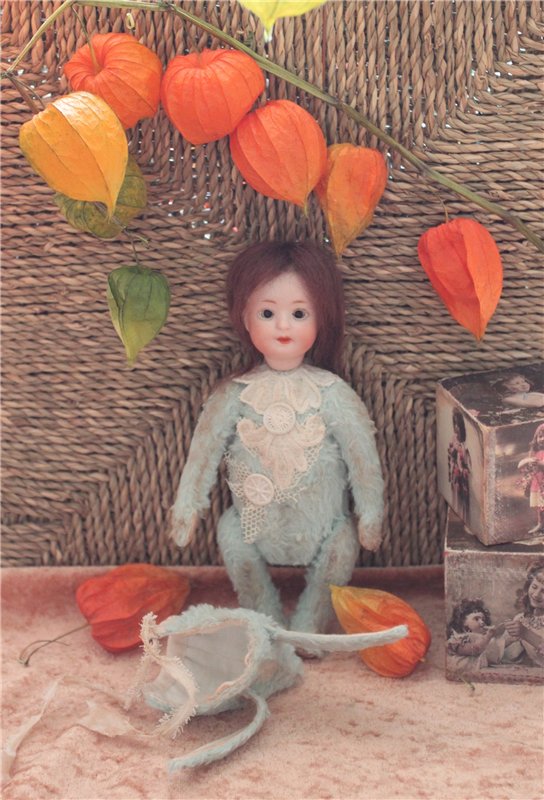 Вторая жизнь. Тедди-долл из антикварной головки Walter & Sohn (фото 2)