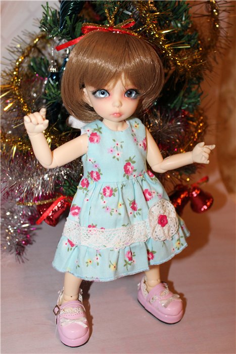 Поздравление с Новым Годом от Маняши. Кукла БЖД Литлфи Анте (фото 2)