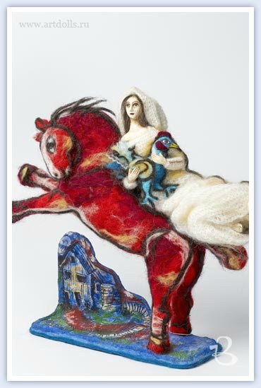 Куклы сошедшие с полотен. Шедевры живописи в авторской кукле (фото 9)