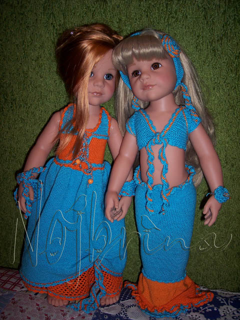 Ханна Gotz. Русалочка — Одежда и обувь для кукол своими руками: фото