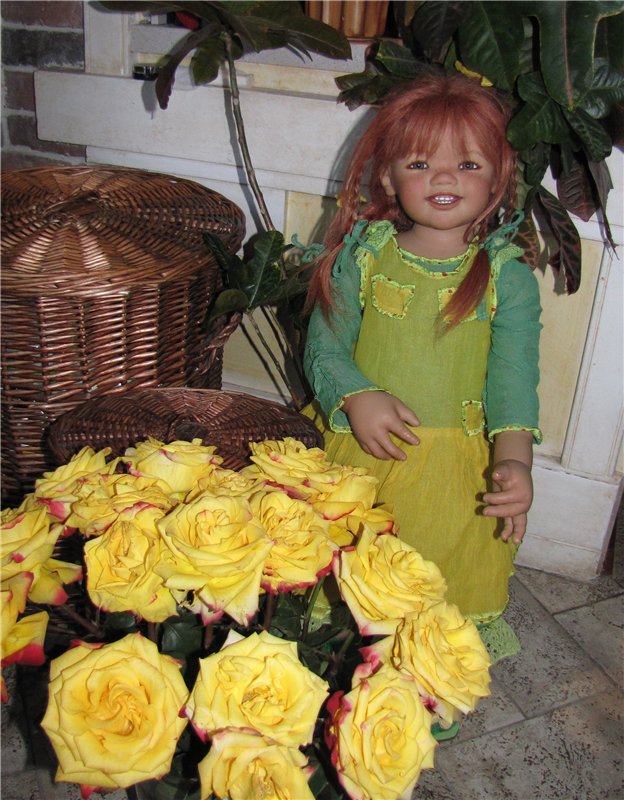 Рыжий лучик солнца - Санрике от Annette Himstedt