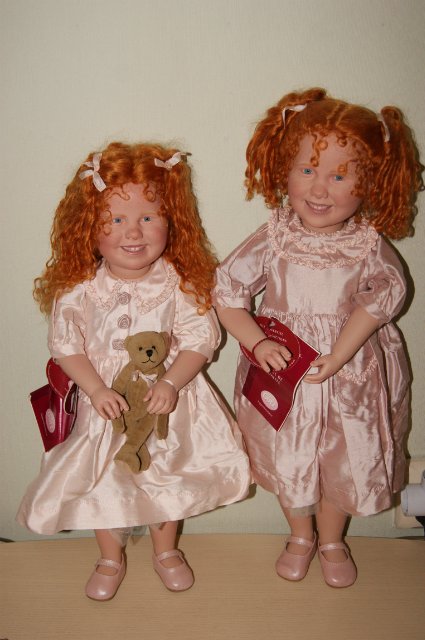 Две рыжие горошинки сестрички Mirtille Cappucine by Annie Mitrani