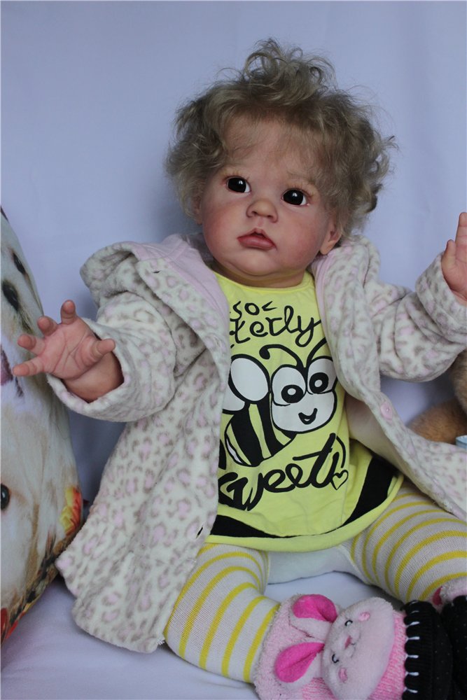 Блондинка Эллочка. Кукла реборн Светланы Преображенской