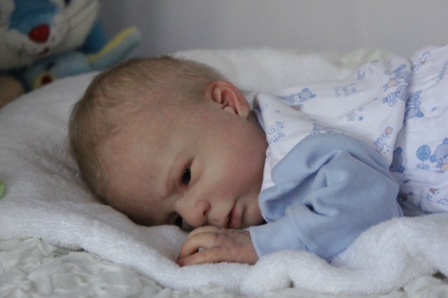 Белокурый ангел Саввушка! Куколка реборн Виктории Вишни