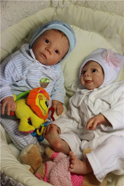 Мои двойняшки-реборнята! Ростя и Марьяша