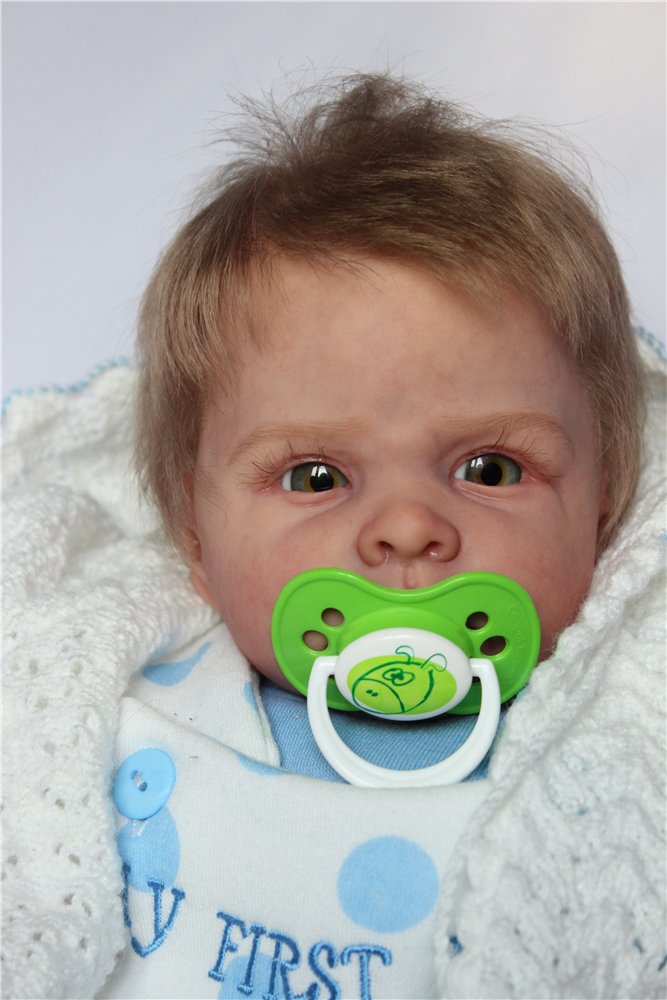 Ванюшка, серьезный мальчик. Куклы реборн Светланы Преображенской (фото 2)