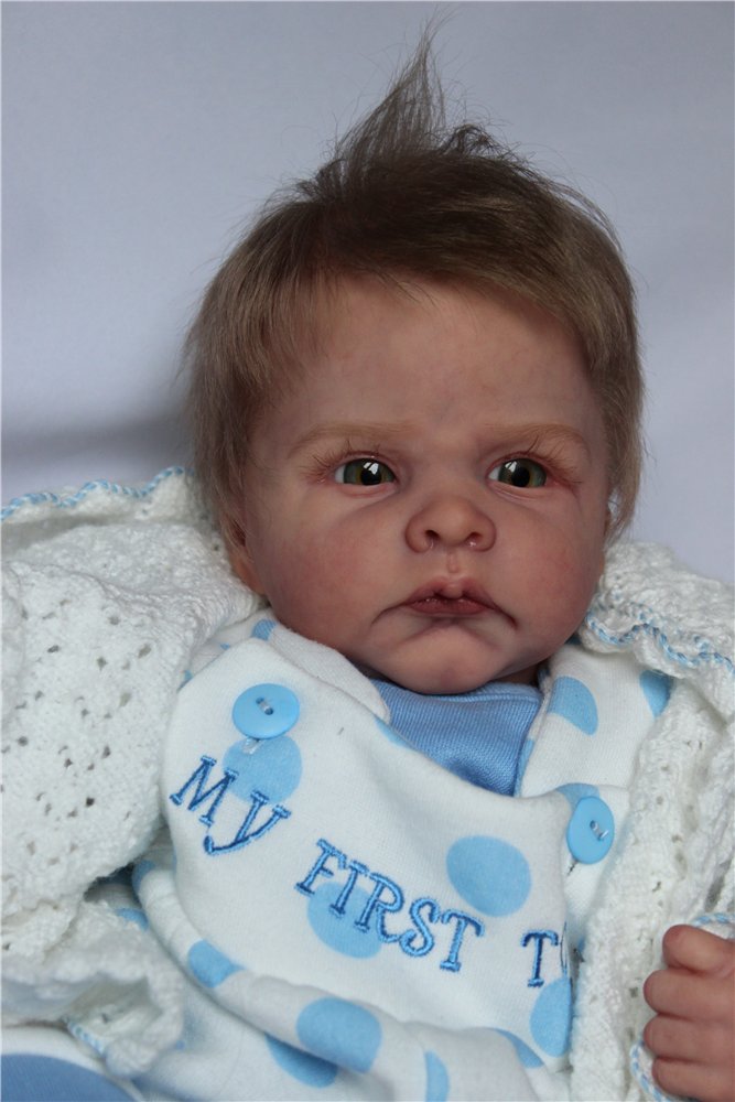 Ванюшка, серьезный мальчик. Куклы реборн Светланы Преображенской (фото 6)