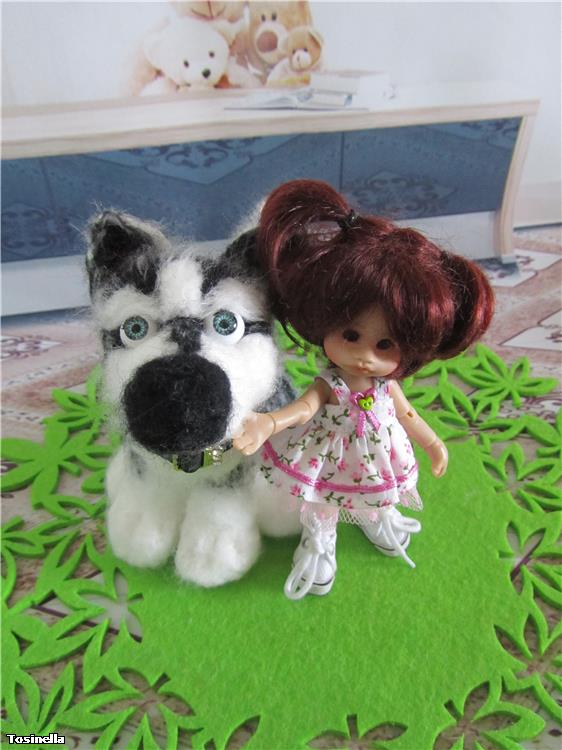 Маленький щенок для кукол (фото 10)