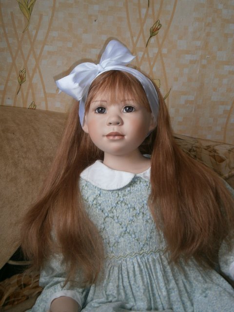 Люсинда, фарфоровая куколка Кристин Оранж