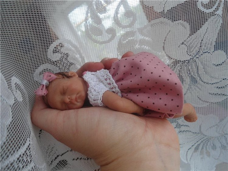 Дюймовочка, авторская кукла своими руками