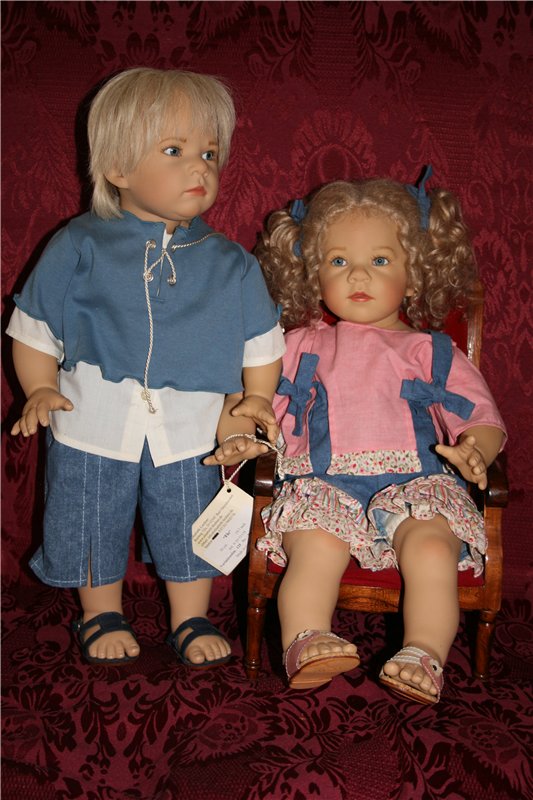 Малыши Elisabeth Lindner — Куклы Elisabeth Lindner (Элизабет Линднер): Gotz (фото 9)