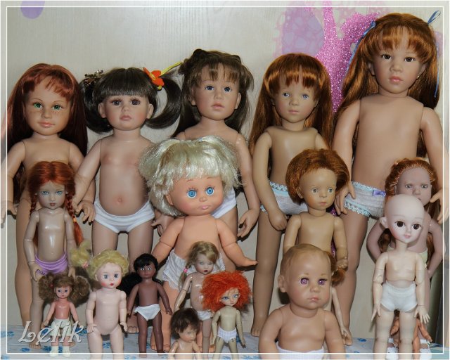 Моя лепта в сравнении кукол