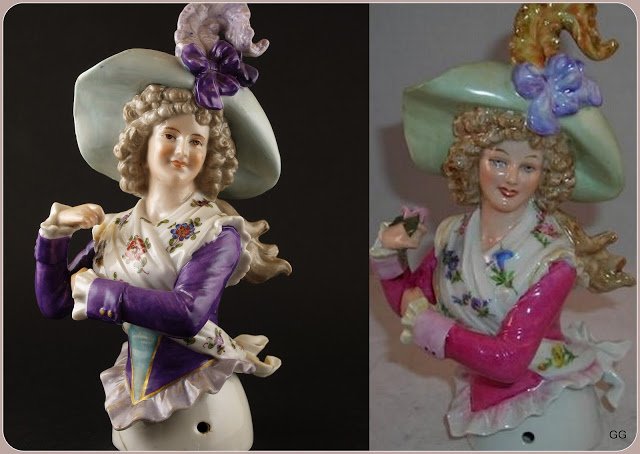 Antique half dolls. Куклы-половинки. Куклы для рукодельниц (фото 4)