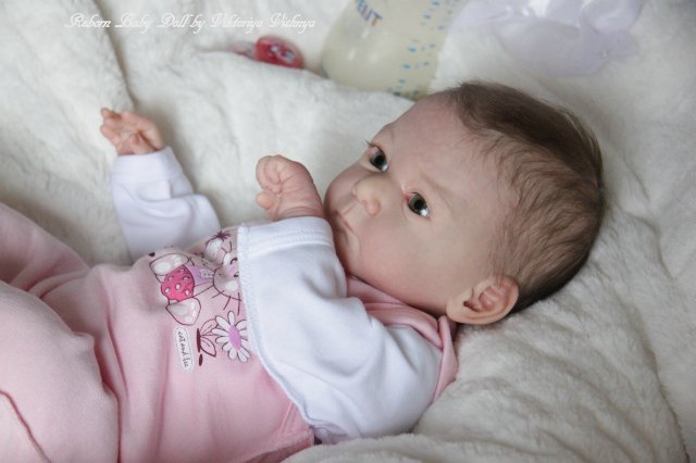 Моя малышка из нового молда Matis от Gudrun Legler. Куколка реборн Виктории Вишни