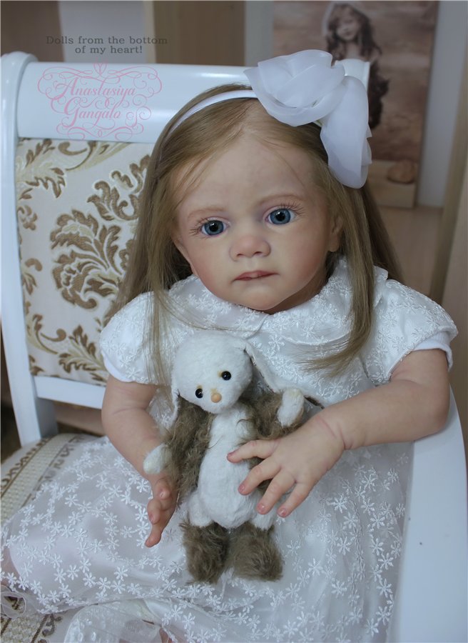 Дарина. Мой Прототип реборн Фрида от Каролы Вегерих (фото 9)