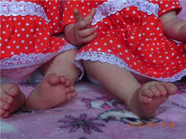 Двойняшки Маша и Полинка.Куклы-реборн Преображенской Светланы (фото 8)