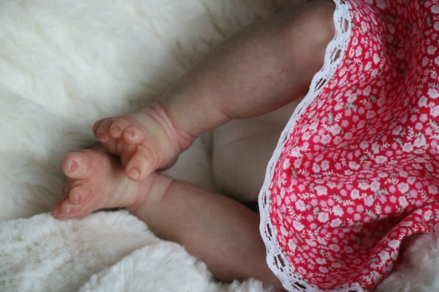 Спящая малышка Рози 2. Куколка реборн Виктории Вишни