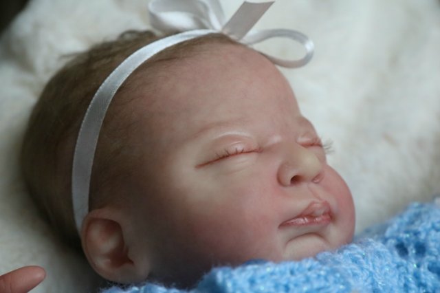 Спящая малышка Рози 2. Куколка реборн Виктории Вишни