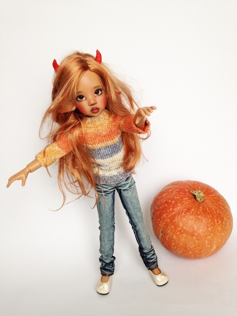 Оранжевое. Kaye Wiggs — Куклы Kaye Wiggs (Кайе Виггс): авторские BJD (БЖД)