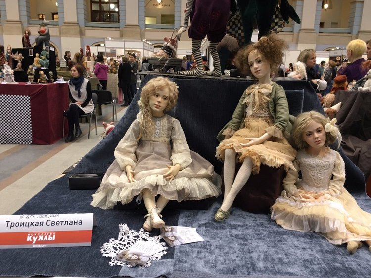 Москва "Гостиный двор" 2016 - Международная выставка "Искусство куклы" - мой взгляд