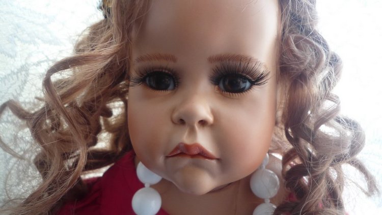 Фарфоровая кукла от Hildegard Günzel | Бэйбики Фарфоровая кукла от Hildegard Günzel