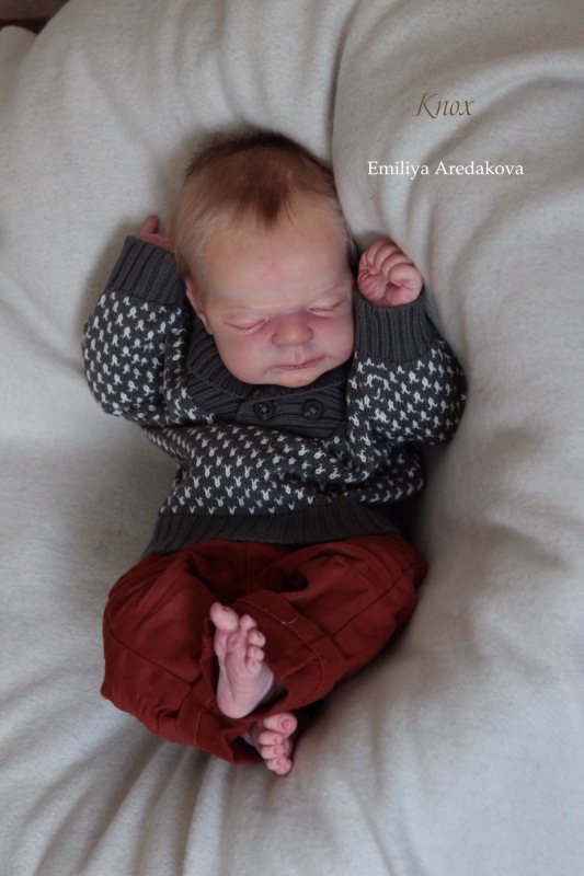 Мой реалистичный малыш реборн из молда Knox. Кукла Эмилии Аредаковой
