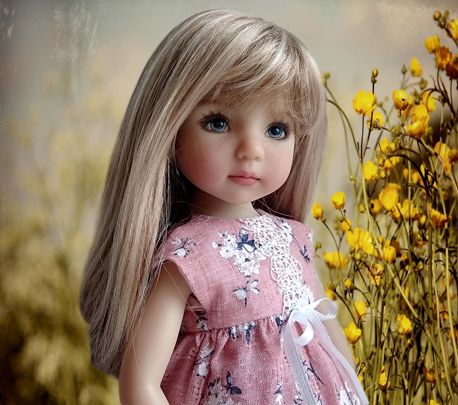 Бьянка лето и цветы — Куклы Dianna Effner (Эффнер) из винила: Little Darling (фото 5)